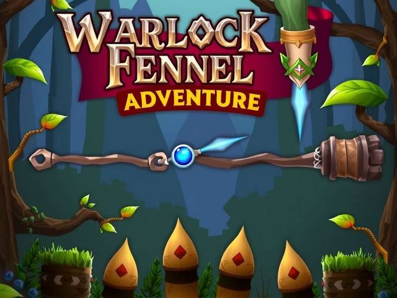 Warlock Fennel Adventure - Enter the Magical World Warlock Fennel Adventure Game Banner